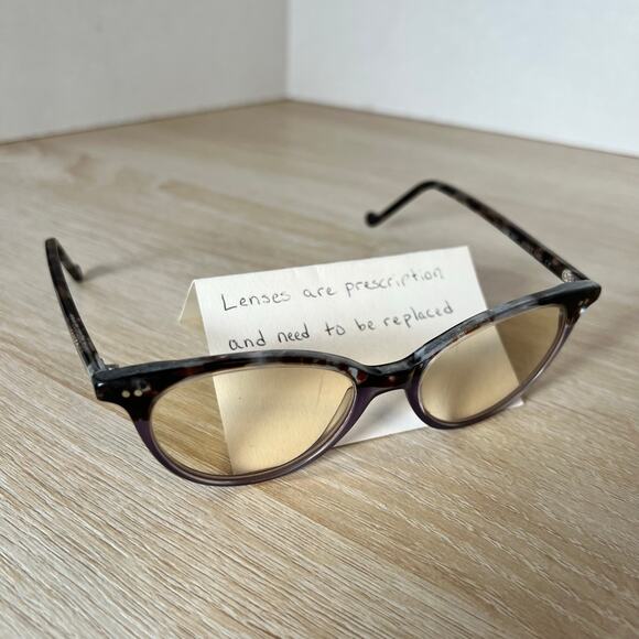 Jean Lafont Paris Madame 341 READ Eyeglasses Brown Gray Purple Frames 50-17-140 main image 7